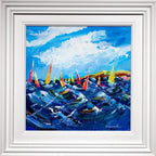 Race Day - Original - SOLD by artist Rozanne Bell - Wyecliffe Galleries