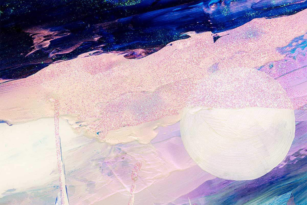 Racing at Night II - Original - SOLD by artist Rozanne Bell - Wyecliffe Galleries