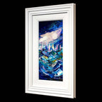 Racing at Night II - Original - SOLD by artist Rozanne Bell - Wyecliffe Galleries