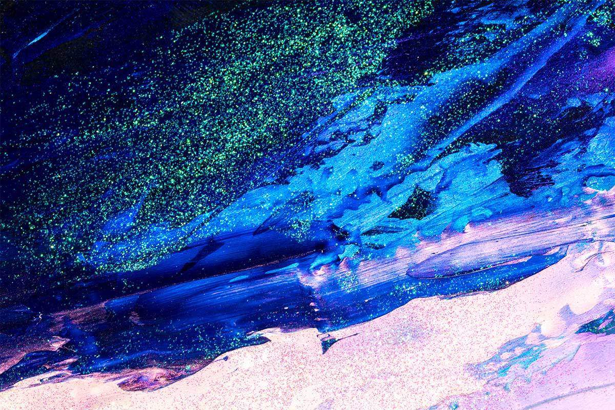 Racing at Night II - Original - SOLD by artist Rozanne Bell - Wyecliffe Galleries