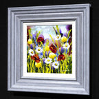 Rainbow Meadow I - Original - SOLD by artist Rozanne Bell - Wyecliffe Galleries