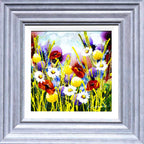 Rainbow Meadow I - Original - SOLD by artist Rozanne Bell - Wyecliffe Galleries