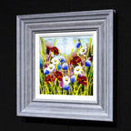 Rainbow Meadow III - Original - SOLD by artist Rozanne Bell - Wyecliffe Galleries