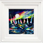 Rainbow Skies - Original - SOLD by artist Rozanne Bell - Wyecliffe Galleries