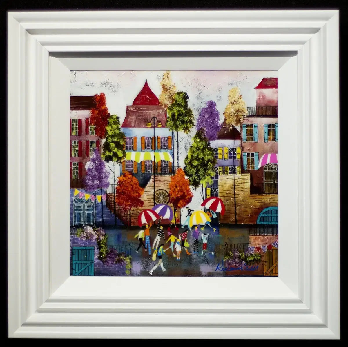 Rainy Days - SOLD by artist Rozanne Bell - Wyecliffe Galleries