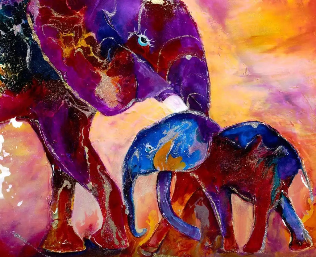 Rani - Original - SOLD by artist Rozanne Bell - Wyecliffe Galleries