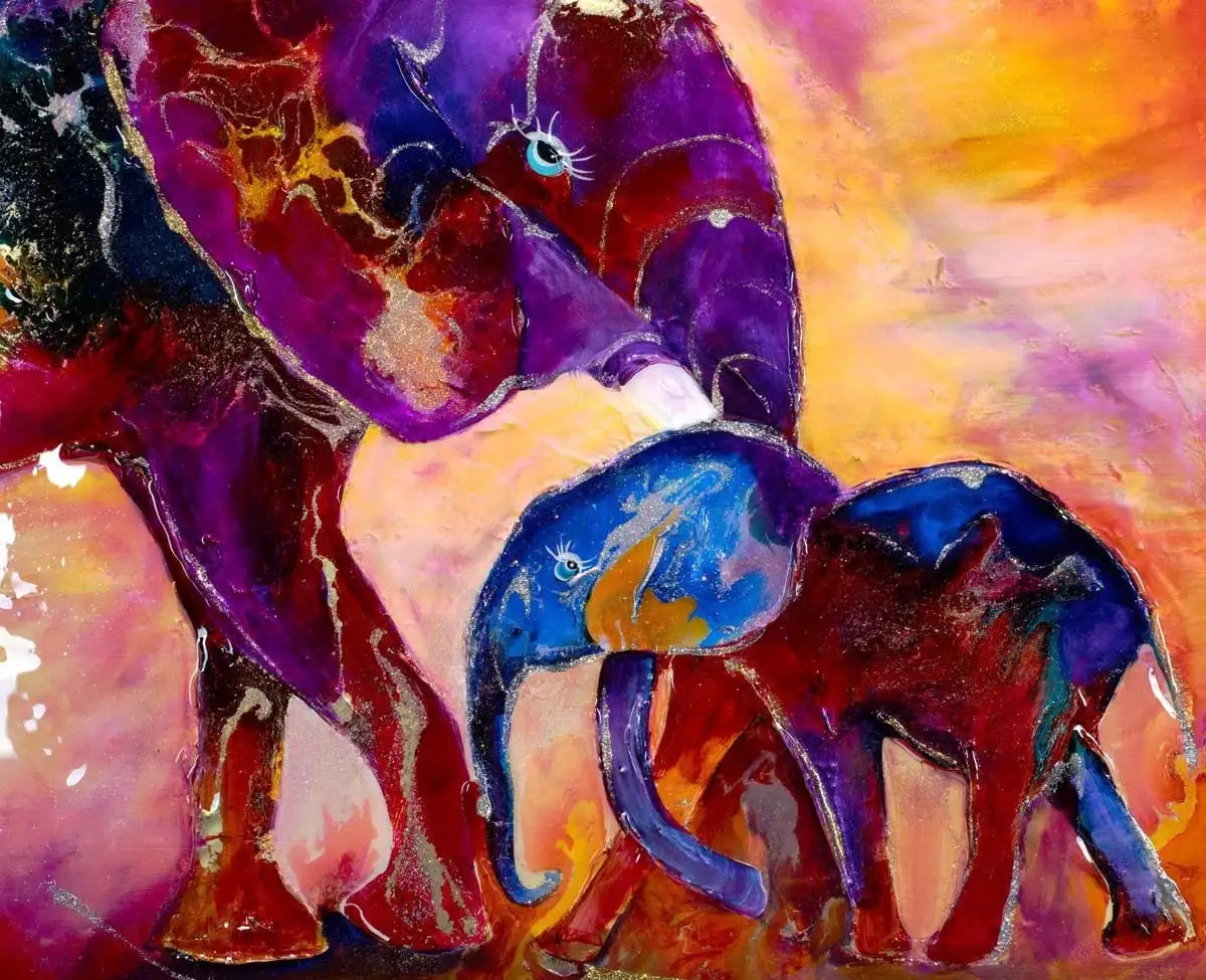 Rani - Original - SOLD by artist Rozanne Bell - Wyecliffe Galleries