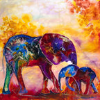 Rani - Original - SOLD by artist Rozanne Bell - Wyecliffe Galleries