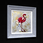 Ready to Flamingle - Original - SOLD by artist Rozanne Bell - Wyecliffe Galleries