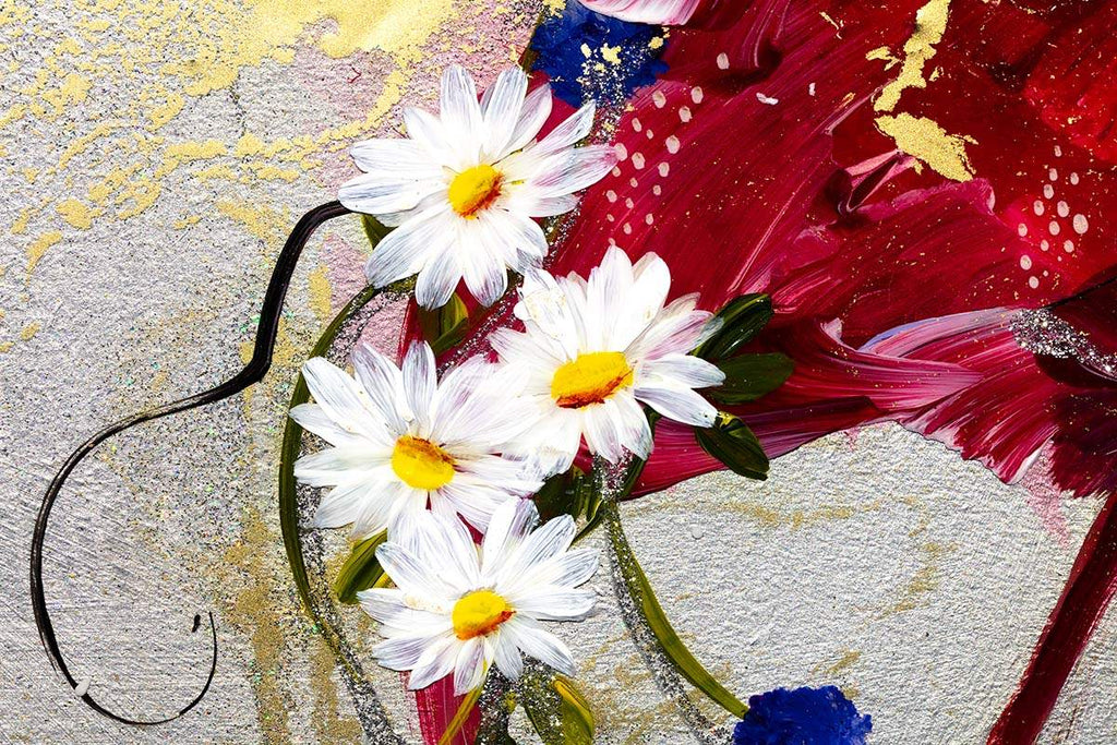 Ready to Flamingle - Original - SOLD by artist Rozanne Bell - Wyecliffe Galleries