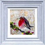 Red Breast - Original - SOLD by artist Rozanne Bell - Wyecliffe Galleries