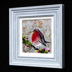 Red Breast - Original - SOLD by artist Rozanne Bell - Wyecliffe Galleries