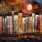 Reflections - SOLD by artist Rozanne Bell - Wyecliffe Galleries