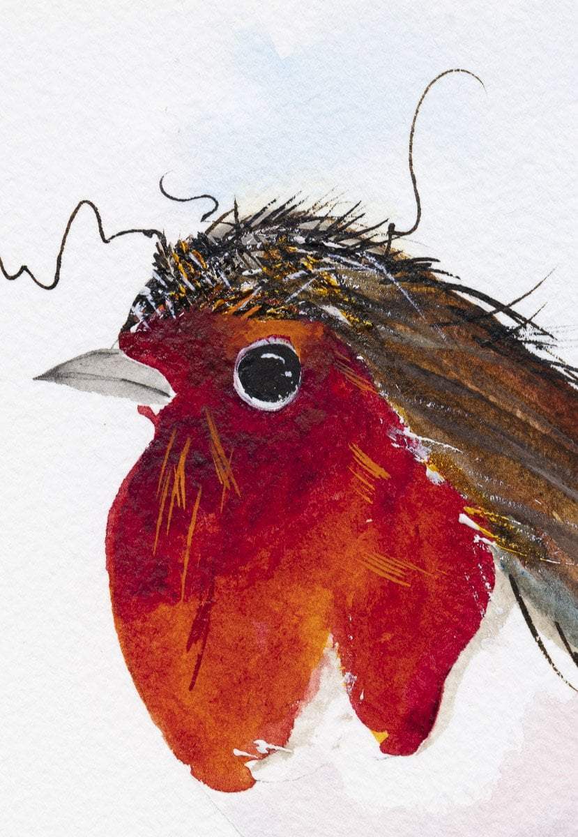 Reggie - Original - SOLD by artist Rozanne Bell - Wyecliffe Galleries