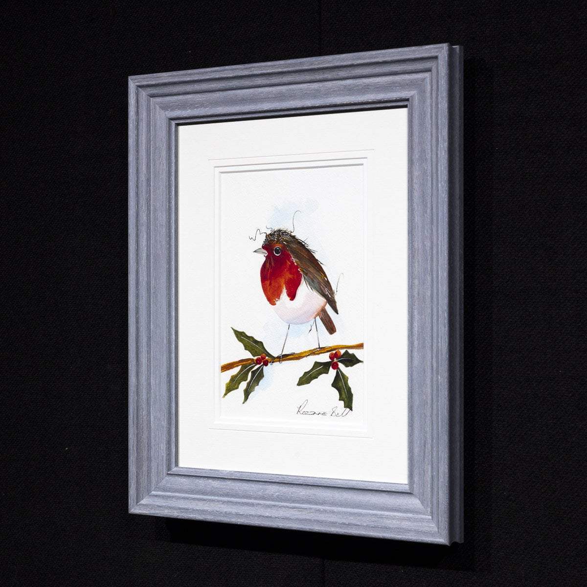 Reggie - Original - SOLD by artist Rozanne Bell - Wyecliffe Galleries