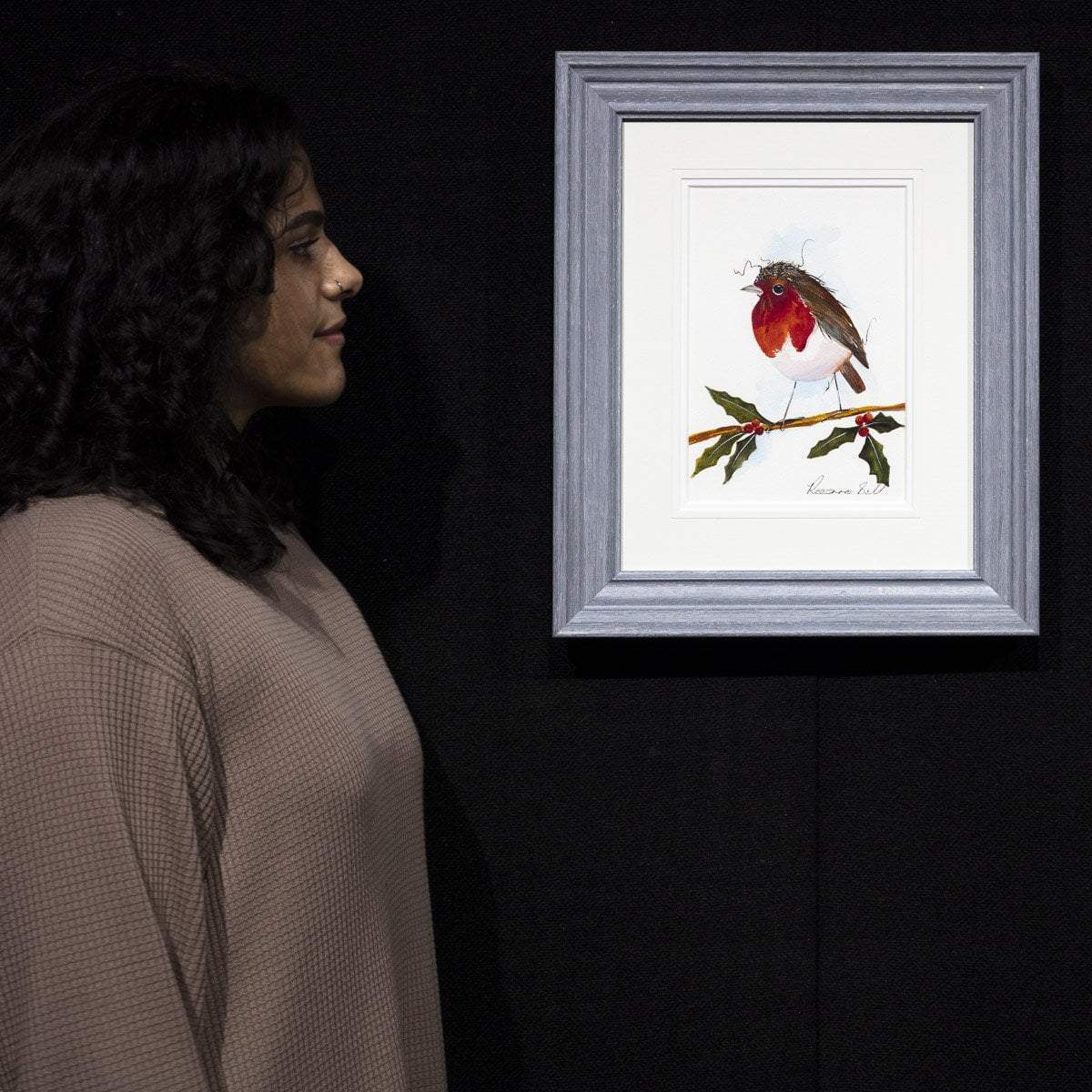 Reggie - Original - SOLD by artist Rozanne Bell - Wyecliffe Galleries