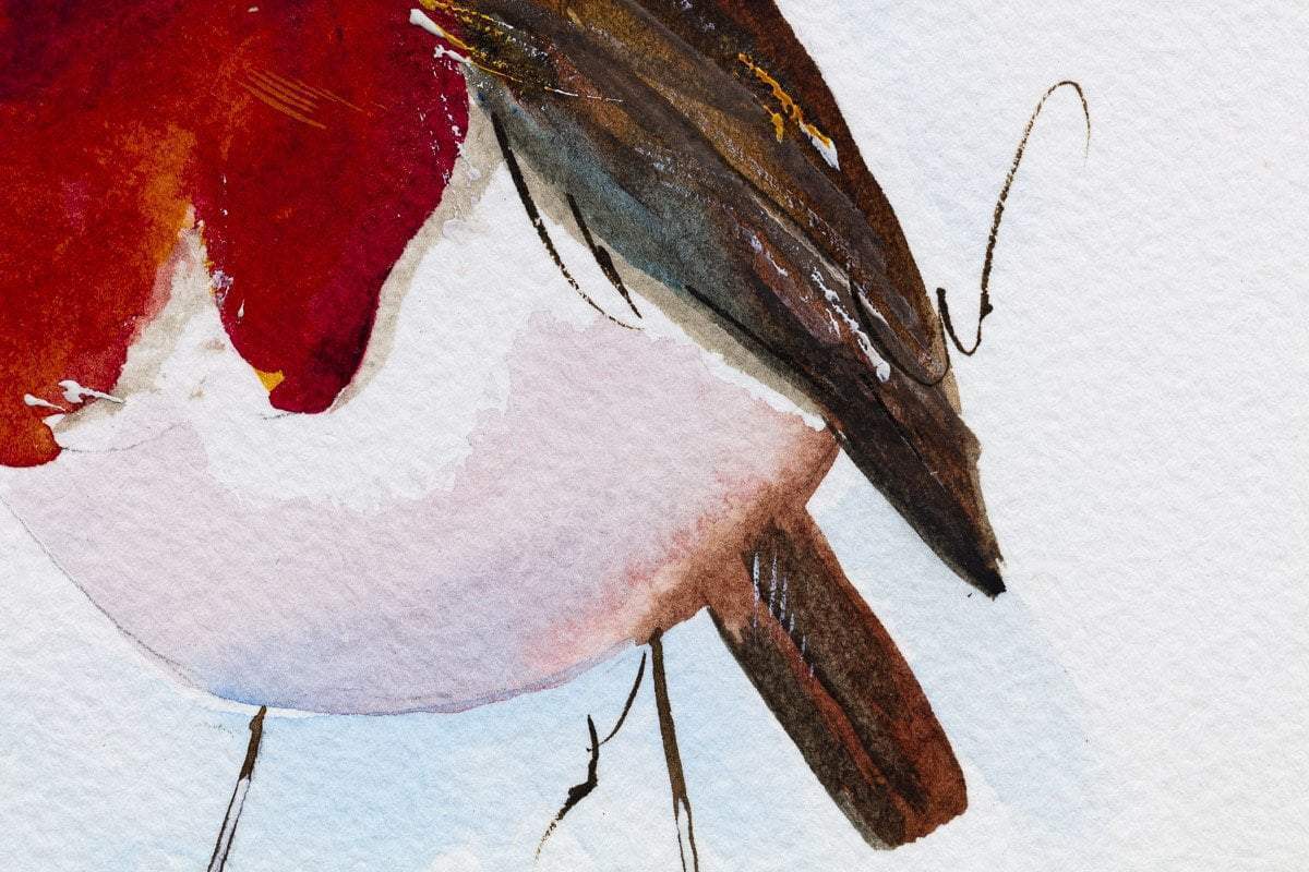 Reggie - Original - SOLD by artist Rozanne Bell - Wyecliffe Galleries