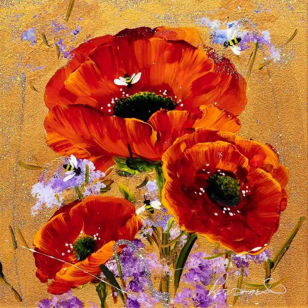 Remembering You - Original - SOLD by artist Rozanne Bell - Wyecliffe Galleries