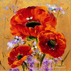 Remembering You - Original - SOLD by artist Rozanne Bell - Wyecliffe Galleries