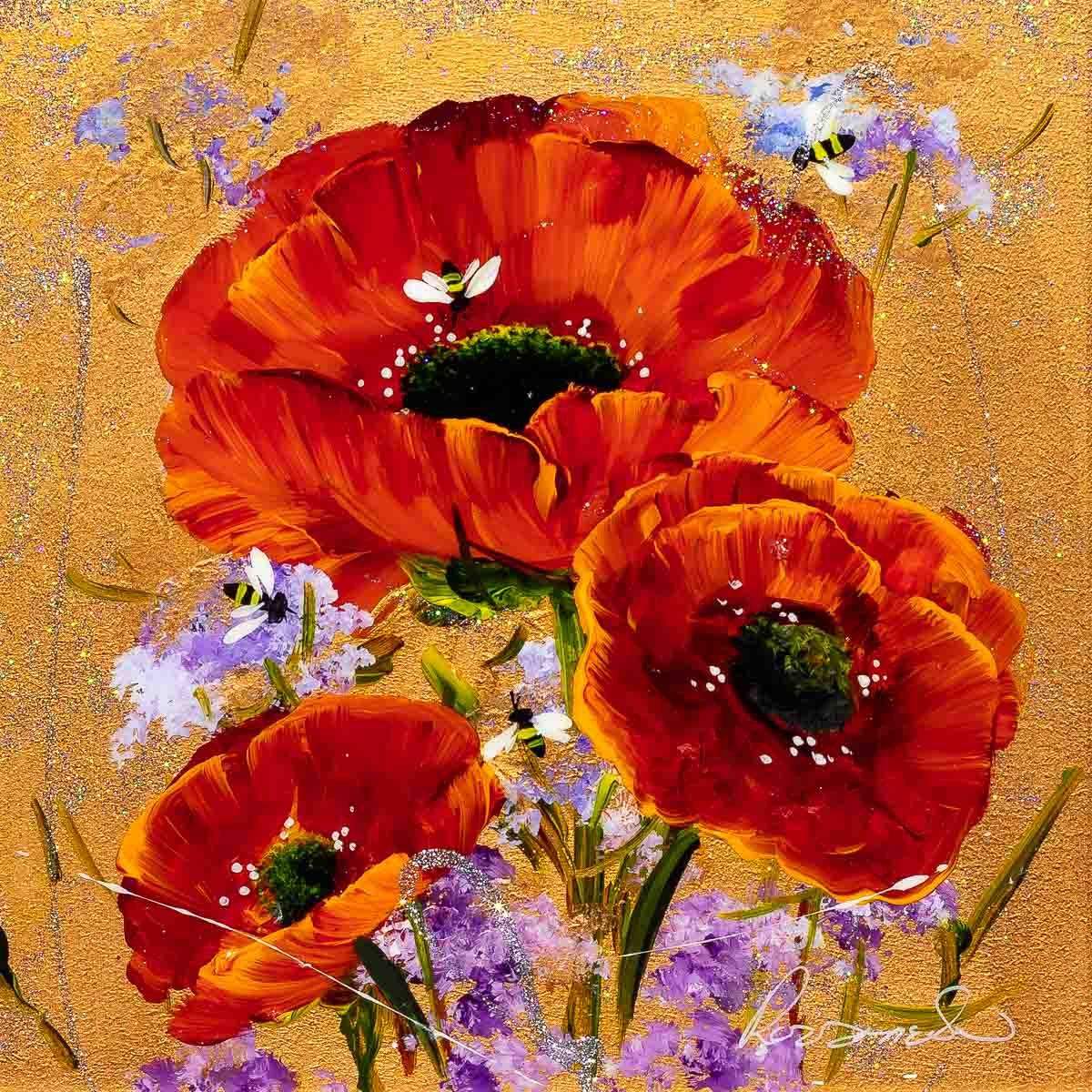 Remembering You - Original - SOLD by artist Rozanne Bell - Wyecliffe Galleries
