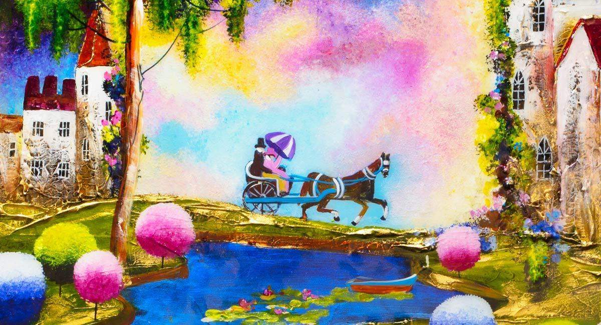 Returning Home - Original - SOLD by artist Rozanne Bell - Wyecliffe Galleries