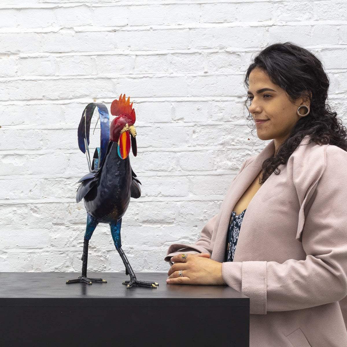 Ringo - Original Sculpture - SOLD by artist Rozanne Bell - Wyecliffe Galleries