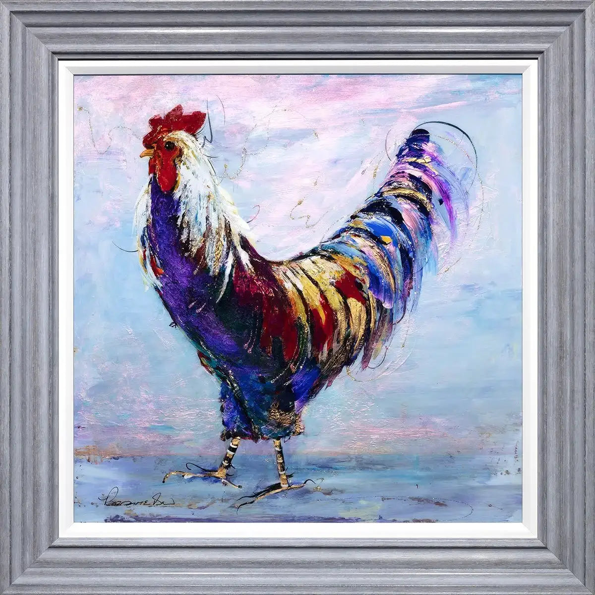 Robbie - Original - SOLD by artist Rozanne Bell - Wyecliffe Galleries