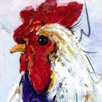 Robbie - Original - SOLD by artist Rozanne Bell - Wyecliffe Galleries