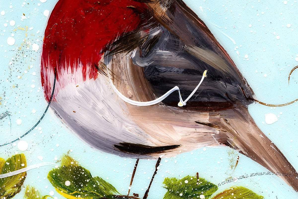 Robert - Original - SOLD by artist Rozanne Bell - Wyecliffe Galleries