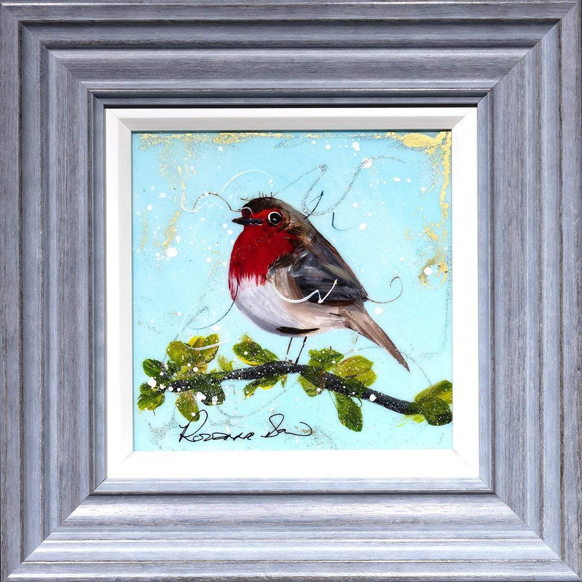 Robert - Original - SOLD by artist Rozanne Bell - Wyecliffe Galleries