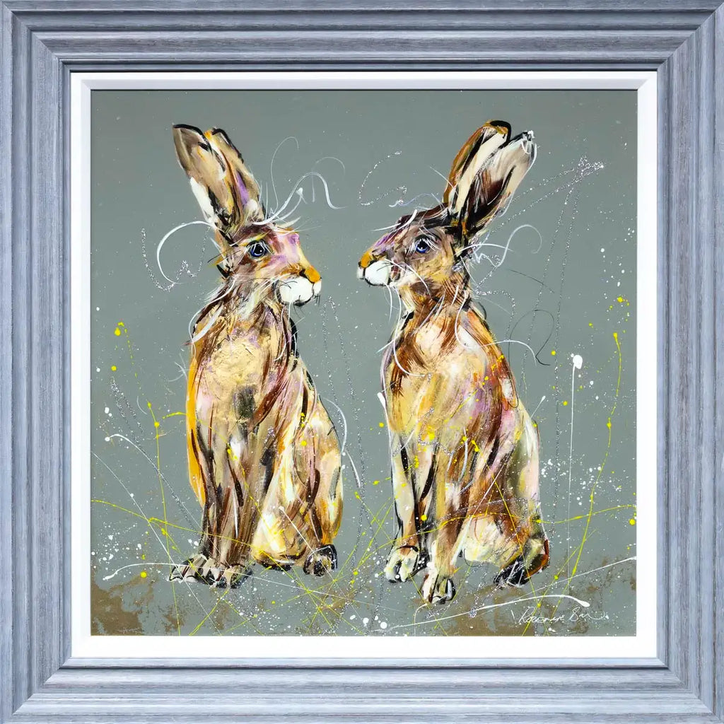 Robert & Rupert - Original - SOLD by artist Rozanne Bell - Wyecliffe Galleries