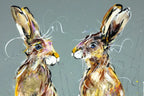 Robert & Rupert - Original - SOLD by artist Rozanne Bell - Wyecliffe Galleries
