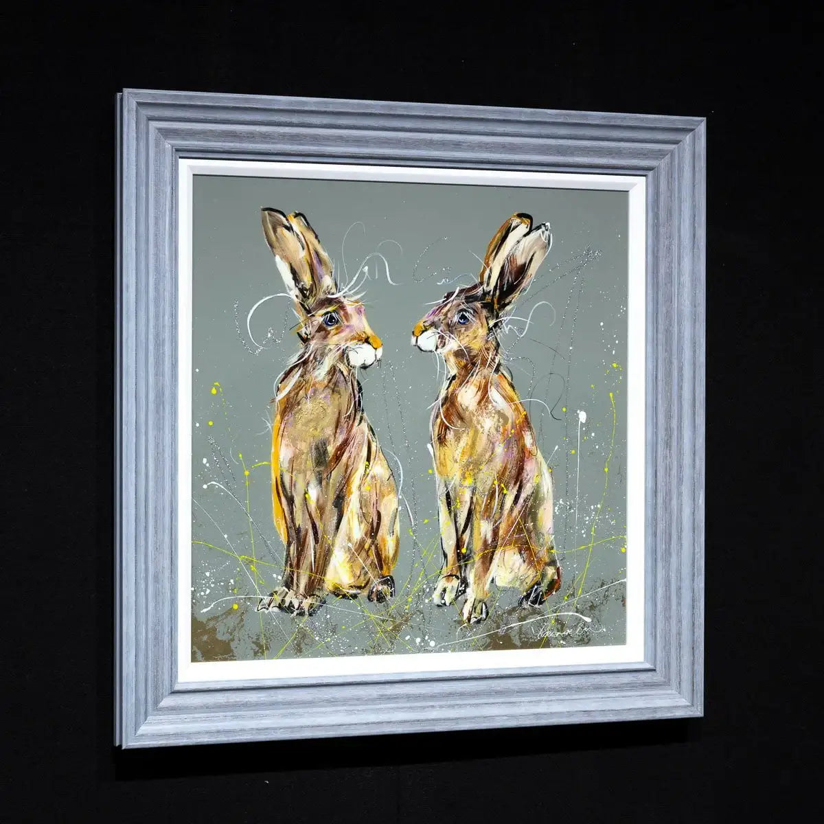 Robert & Rupert - Original - SOLD by artist Rozanne Bell - Wyecliffe Galleries