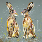 Robert & Rupert - Original - SOLD by artist Rozanne Bell - Wyecliffe Galleries