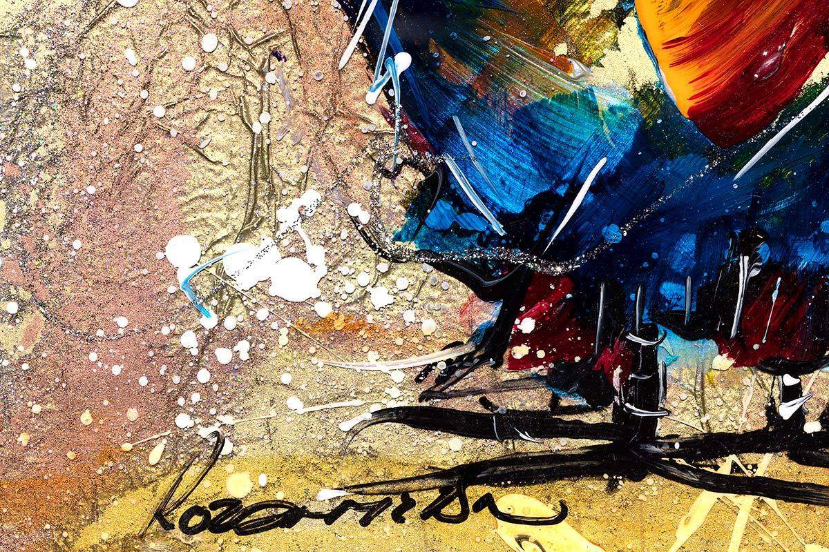 Rocky - Original - SOLD by artist Rozanne Bell - Wyecliffe Galleries