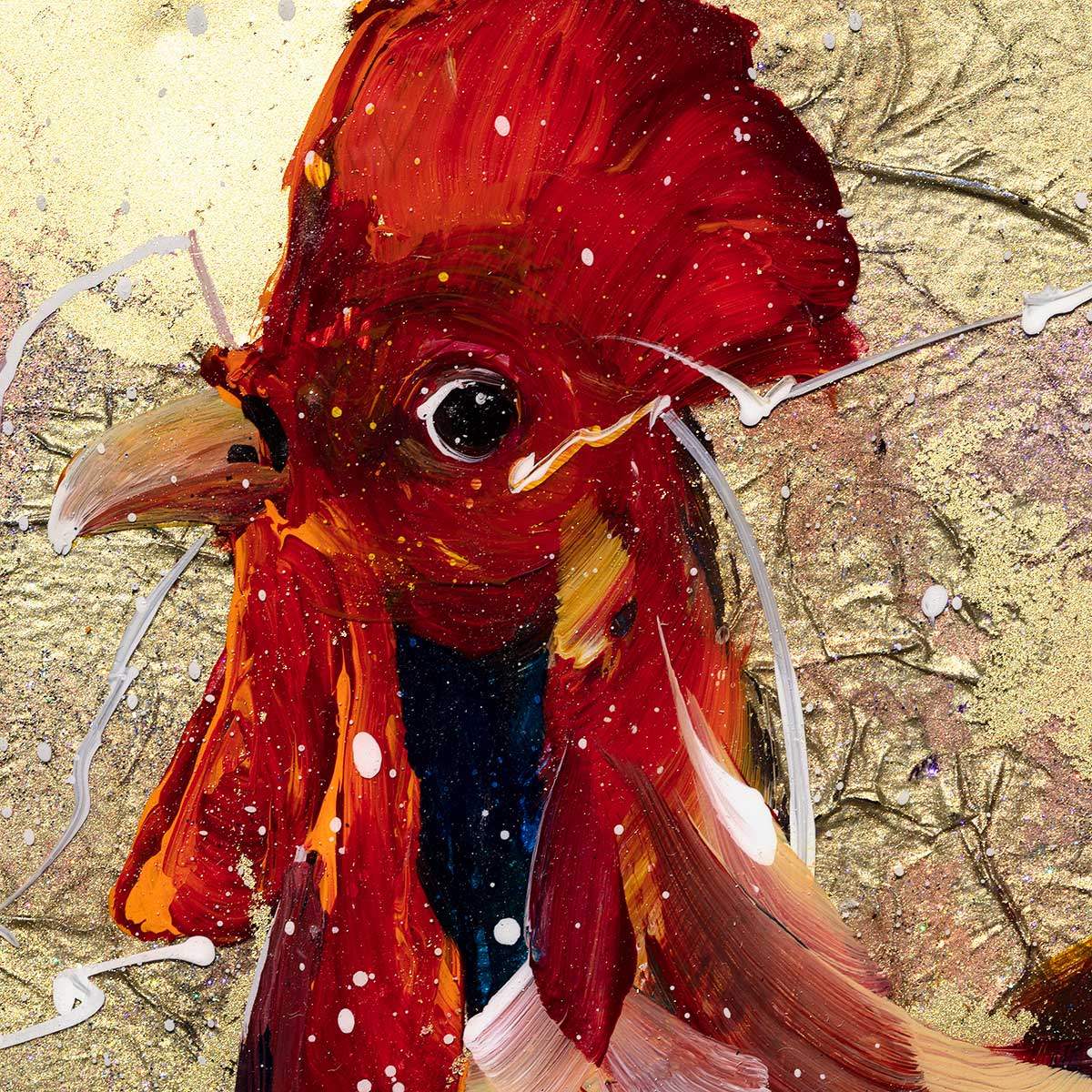 Rocky - Original - SOLD by artist Rozanne Bell - Wyecliffe Galleries