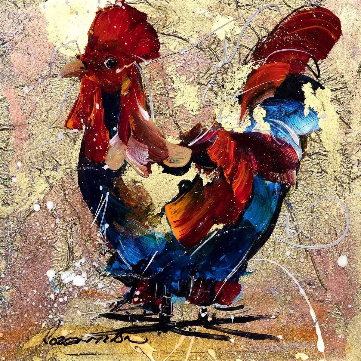 Rocky - Original - SOLD by artist Rozanne Bell - Wyecliffe Galleries