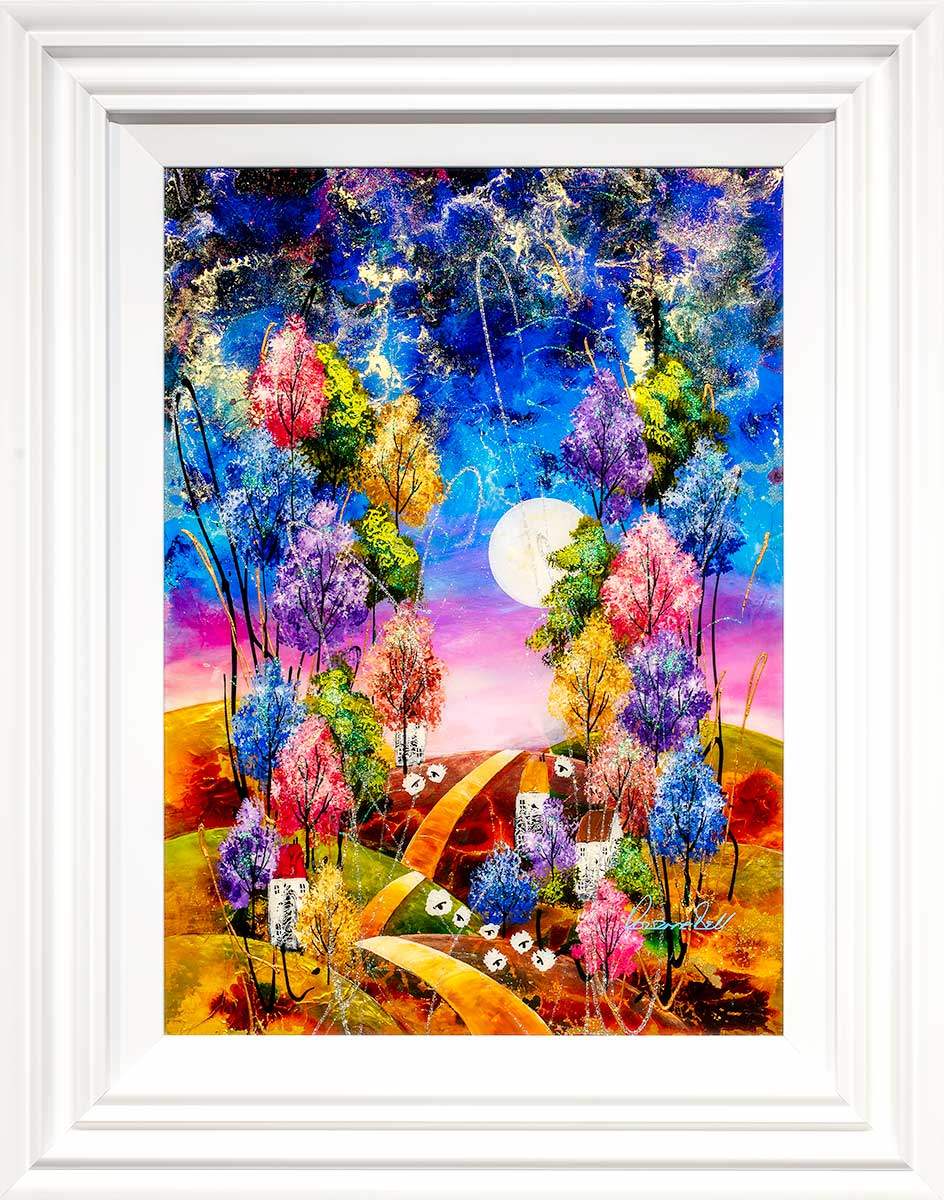 Rolling Hills - Original - SOLD by artist Rozanne Bell - Wyecliffe Galleries