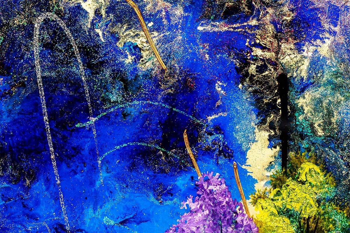 Rolling Hills - Original - SOLD by artist Rozanne Bell - Wyecliffe Galleries