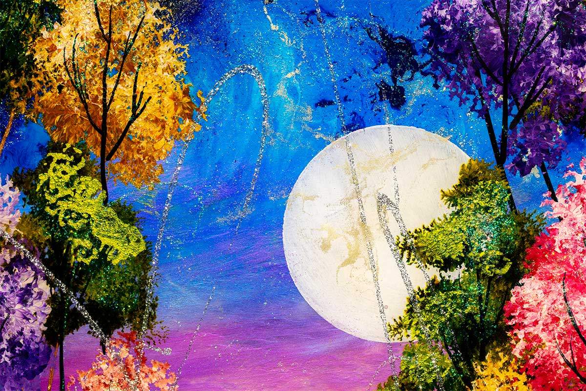 Rolling Hills - Original - SOLD by artist Rozanne Bell - Wyecliffe Galleries