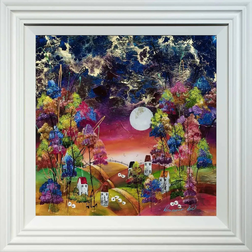 Rolling Hills - Original - SOLD by artist Rozanne Bell - Wyecliffe Galleries