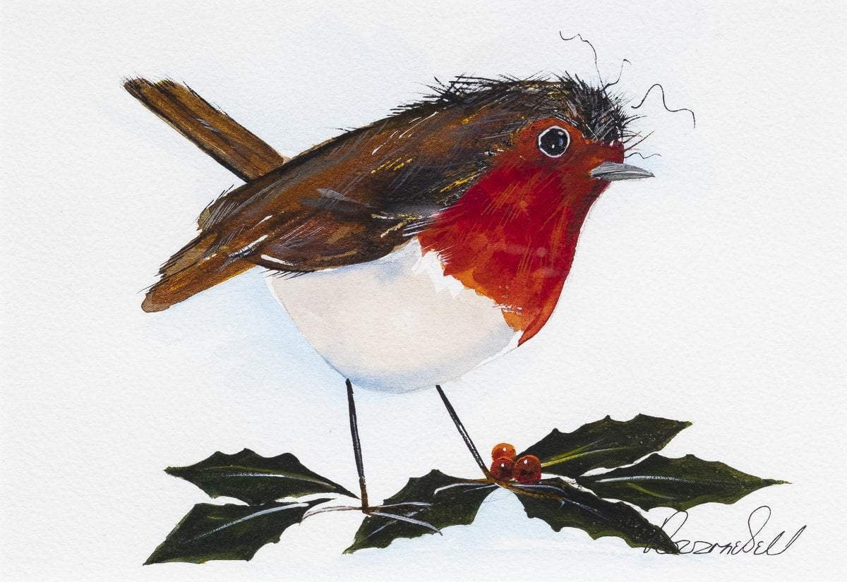 Ronald - Original - SOLD by artist Rozanne Bell - Wyecliffe Galleries