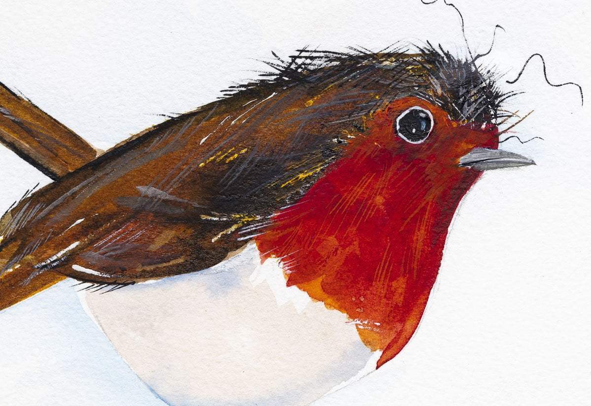 Ronald - Original - SOLD by artist Rozanne Bell - Wyecliffe Galleries