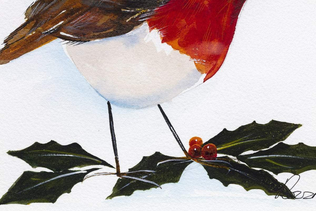 Ronald - Original - SOLD by artist Rozanne Bell - Wyecliffe Galleries