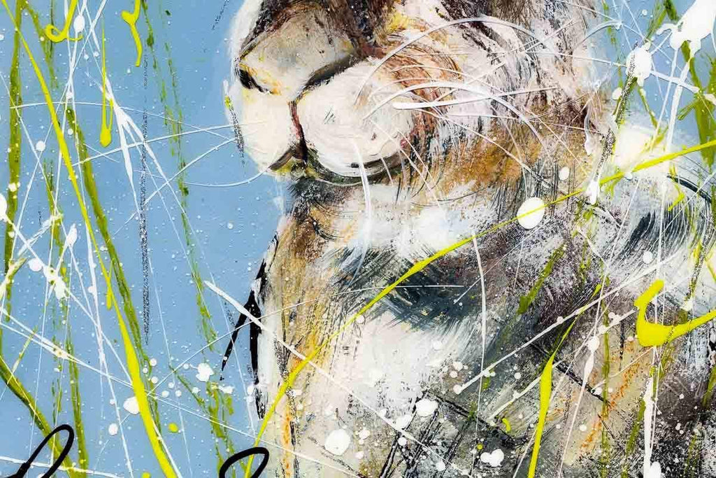 Ronnie - Original - SOLD by artist Rozanne Bell - Wyecliffe Galleries