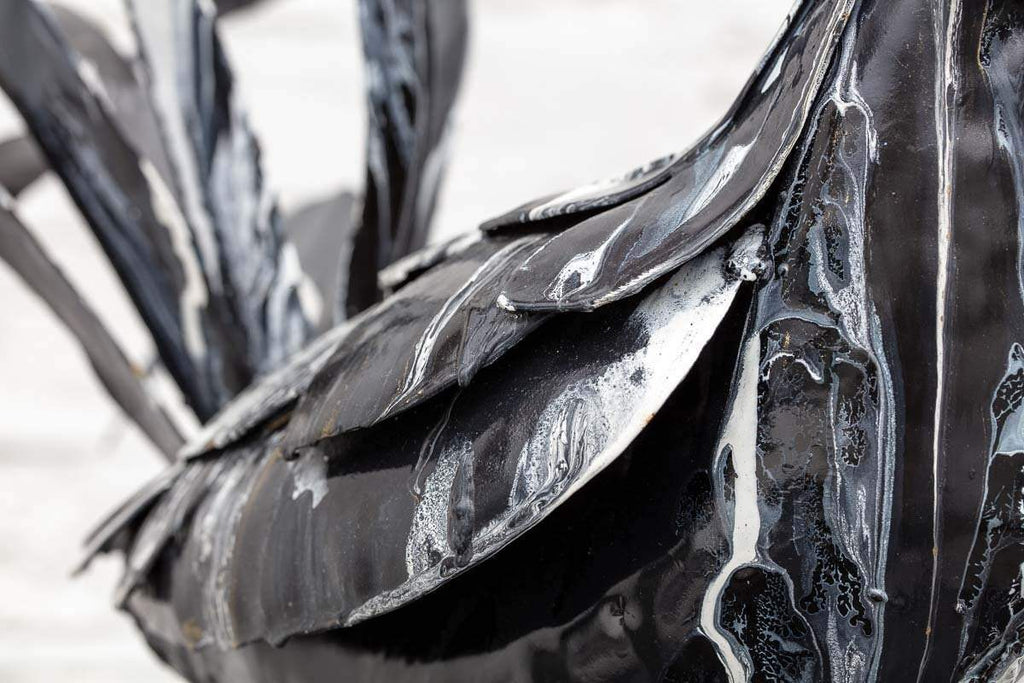 Roscoe - Original Sculpture by artist Rozanne Bell - Wyecliffe Galleries