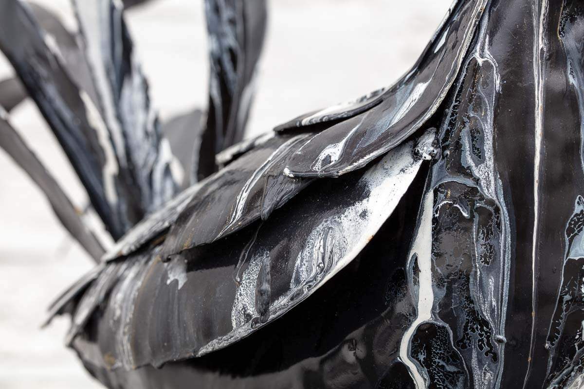 Roscoe - Original Sculpture by artist Rozanne Bell - Wyecliffe Galleries