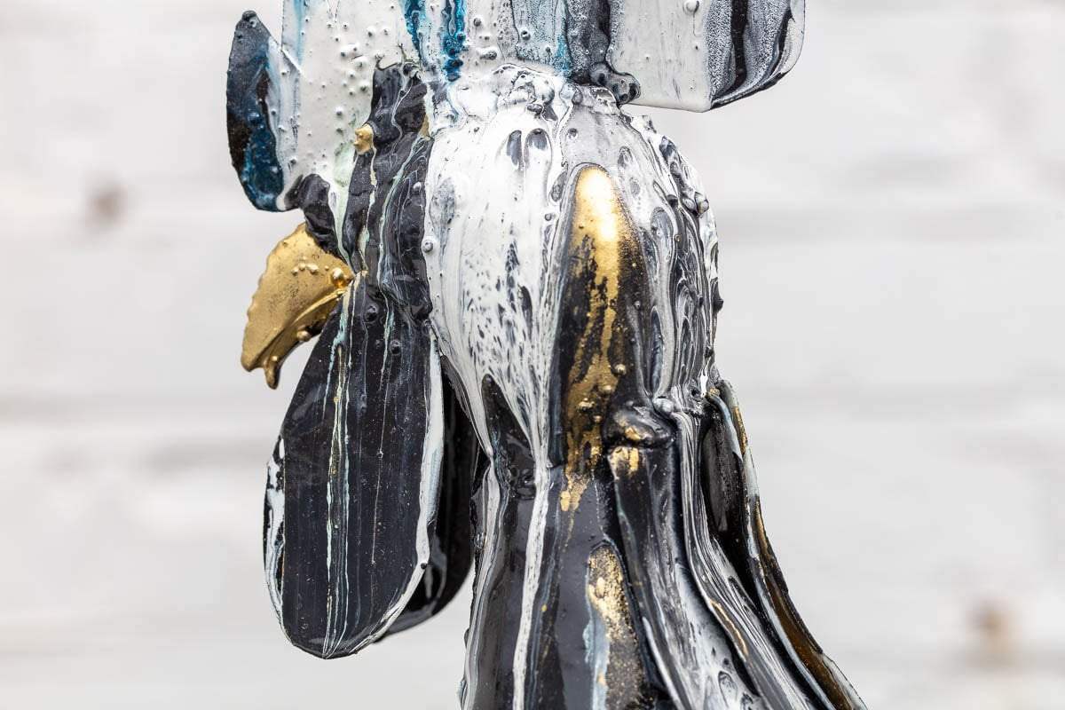 Roscoe - Original Sculpture by artist Rozanne Bell - Wyecliffe Galleries