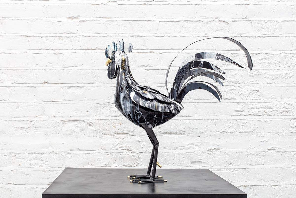 Roscoe - Original Sculpture by artist Rozanne Bell - Wyecliffe Galleries