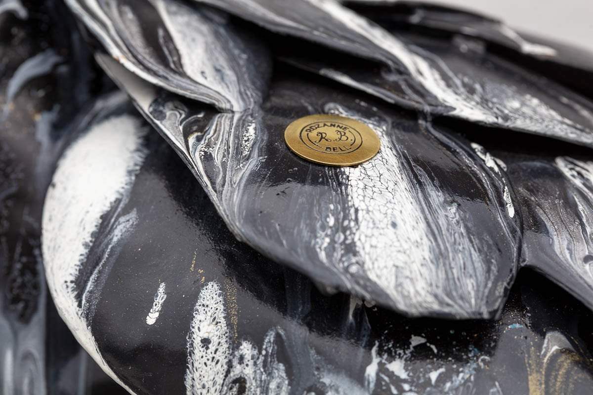 Roscoe - Original Sculpture by artist Rozanne Bell - Wyecliffe Galleries